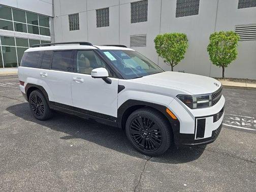 White 2026 Hyundai SANTA FE HEV Calligraphy