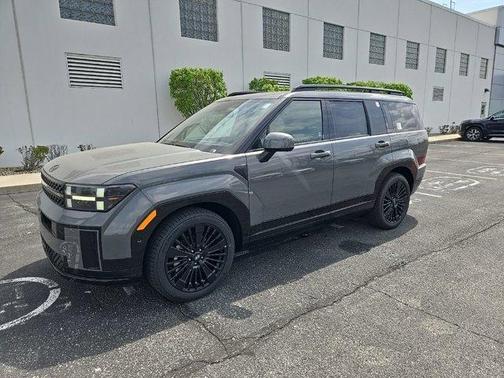 Hampton Gray 2026 Hyundai SANTA FE HEV Calligraphy