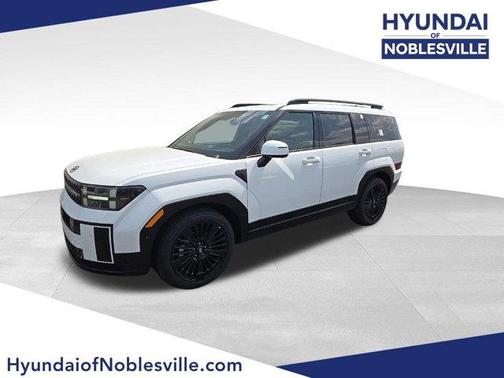White 2026 Hyundai SANTA FE HEV Calligraphy