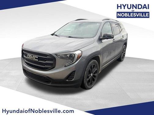 Satin Steel Metallic 2019 GMC Terrain SLE