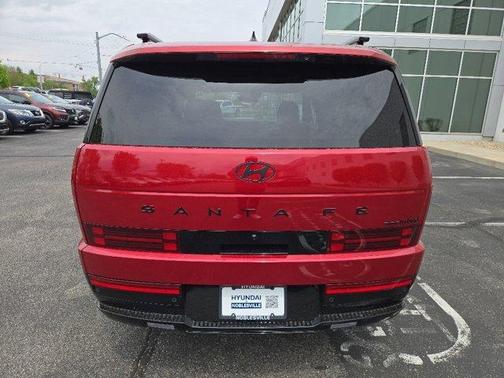 Red 2026 Hyundai SANTA FE HEV Calligraphy