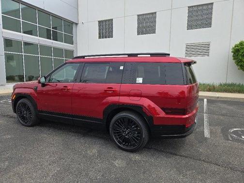 Red 2026 Hyundai SANTA FE HEV Calligraphy