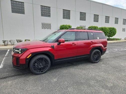 Red 2026 Hyundai SANTA FE HEV Calligraphy