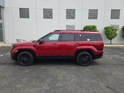 Red 2026 Hyundai SANTA FE HEV Calligraphy