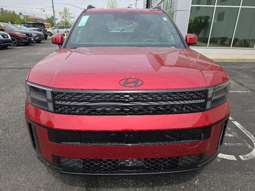 Red 2026 Hyundai SANTA FE HEV Calligraphy