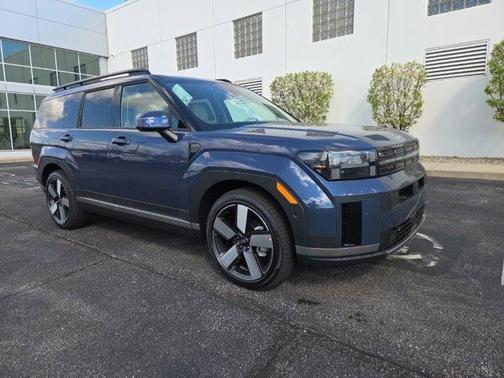 Atlantic Blue 2026 Hyundai SANTA FE HEV Limited