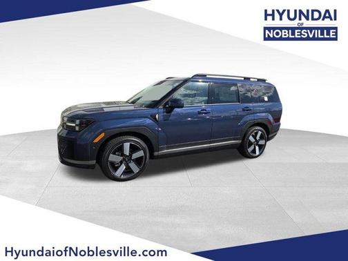 Atlantic Blue 2026 Hyundai SANTA FE HEV Limited