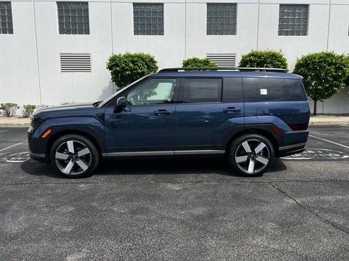 Atlantic Blue 2026 Hyundai SANTA FE HEV Limited