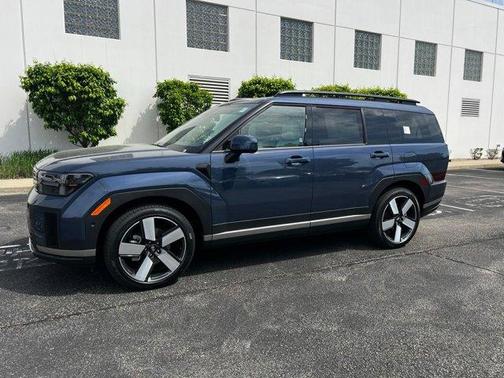 Atlantic Blue 2026 Hyundai SANTA FE HEV Limited
