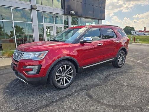 Ruby Red Metallic Tinted Clearcoat 2016 Ford Explorer Platinum