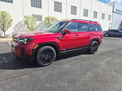 Red 2026 Hyundai SANTA FE HEV Calligraphy