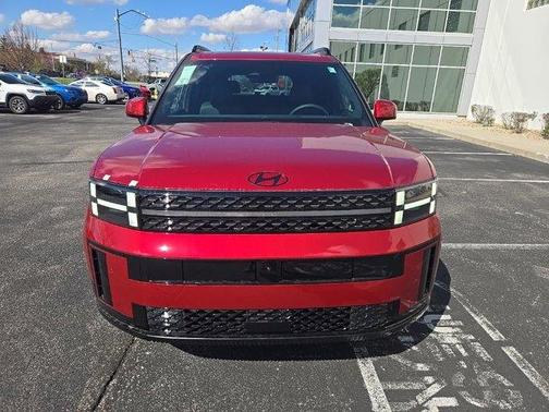 Red 2026 Hyundai SANTA FE HEV Calligraphy