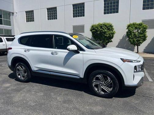 Quartz White 2021 Hyundai SANTA FE SEL