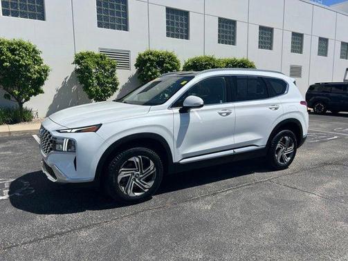 Quartz White 2021 Hyundai SANTA FE SEL