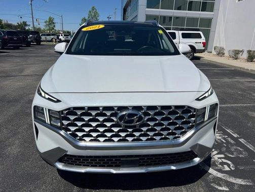 Quartz White 2021 Hyundai SANTA FE SEL