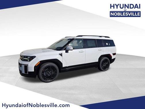 White 2026 Hyundai SANTA FE HEV Calligraphy