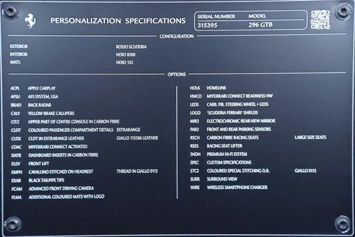 2025 Ferrari 296 GTB 