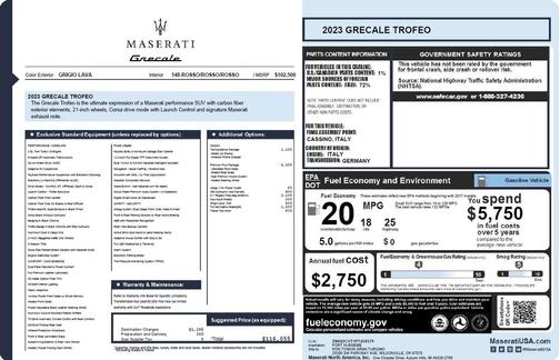 2023 Maserati Grecale Trofeo