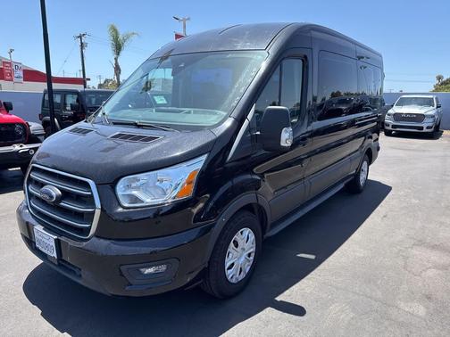 Agate Black Metallic 2020 Ford Transit-350 XLT