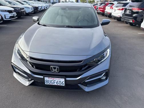 Polished Metal Metallic 2021 Honda Civic EX