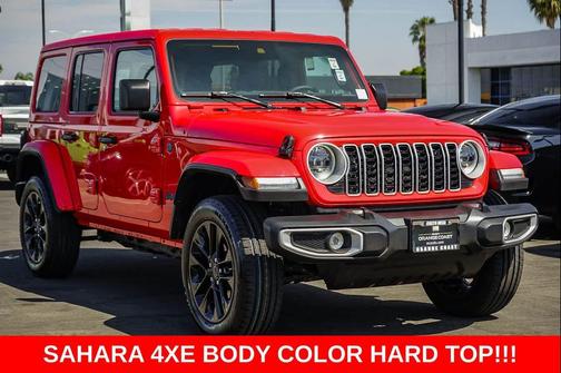 Firecracker Red Clearcoat 2025 Jeep Wrangler 4xe Sahara