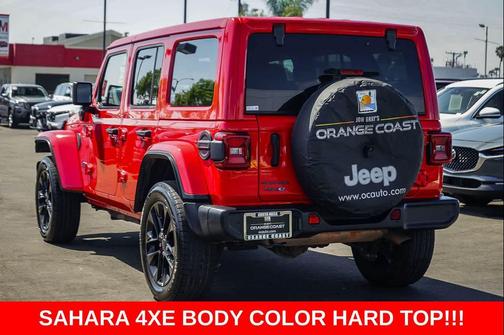 Firecracker Red Clearcoat 2025 Jeep Wrangler 4xe Sahara