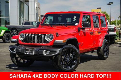 Firecracker Red Clearcoat 2025 Jeep Wrangler 4xe Sahara