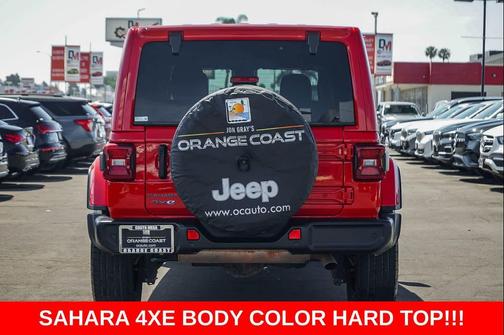 Firecracker Red Clearcoat 2025 Jeep Wrangler 4xe Sahara