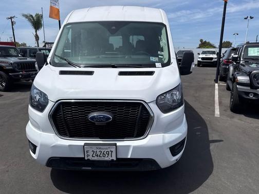 Oxford White 2024 Ford Transit-350 XLT