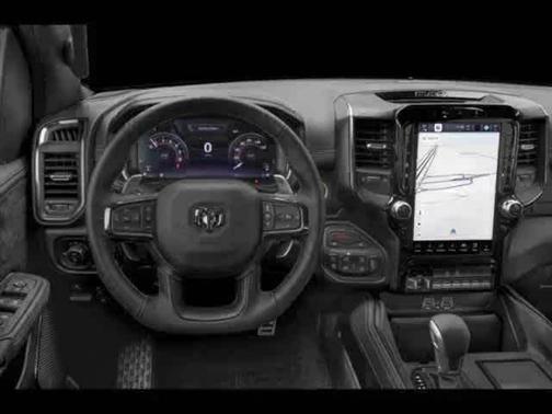 Diamond Black Crystal Pearlcoat 2026 RAM 1500 RHO Crew Cab 4x4 5'7' Box