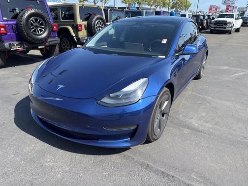 Deep Blue Metallic 2021 Tesla Model 3 Long Range