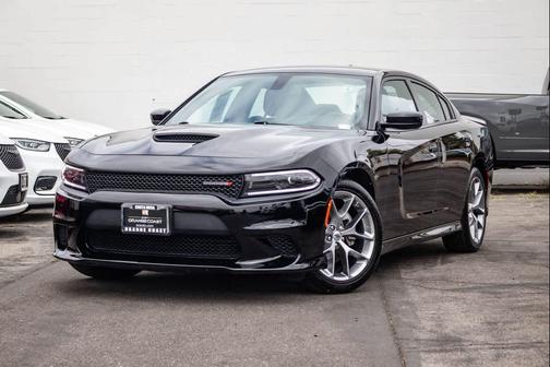 Pitch Black Clearcoat 2023 Dodge Charger GT