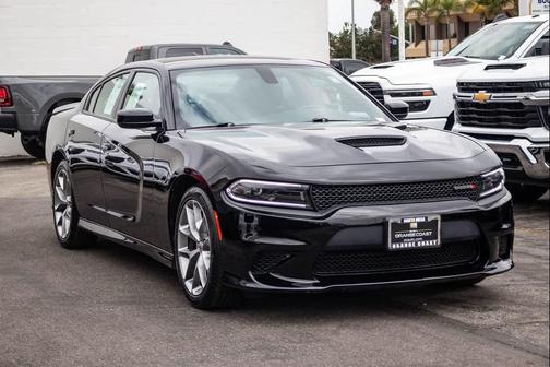 Pitch Black Clearcoat 2023 Dodge Charger GT