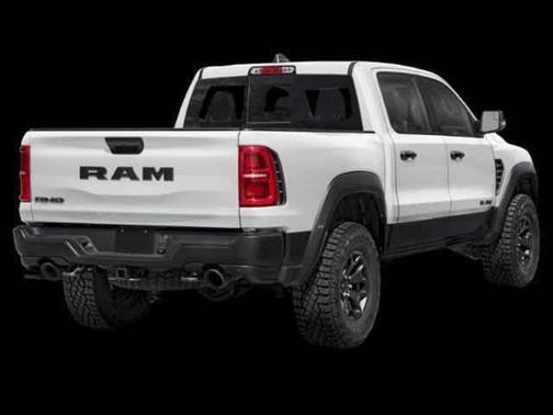 Bright White Clearcoat 2026 RAM 1500 RHO Crew Cab 4x4 5'7' Box