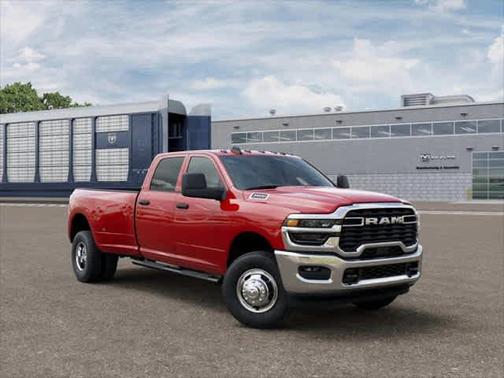 Red 2026 RAM 3500 Tradesman Crew Cab 4x4 8' Box