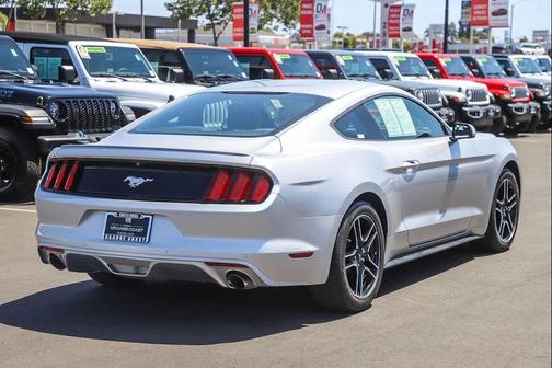 Ingot Silver Metallic 2017 Ford Mustang EcoBoost