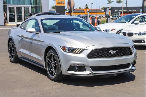 Ingot Silver Metallic 2017 Ford Mustang EcoBoost