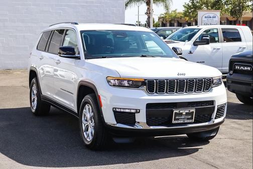 Bright White Clearcoat 2023 Jeep Grand Cherokee L Limited