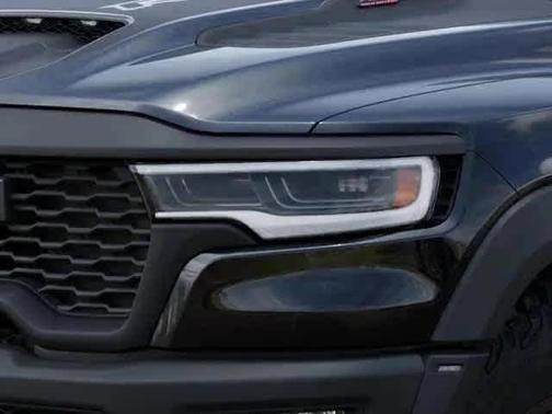 Diamond Black Crystal Pearlcoat 2026 RAM 1500 RHO Crew Cab 4x4 5'7' Box