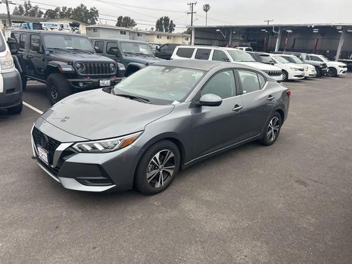 Gun Metallic 2021 Nissan Sentra SV