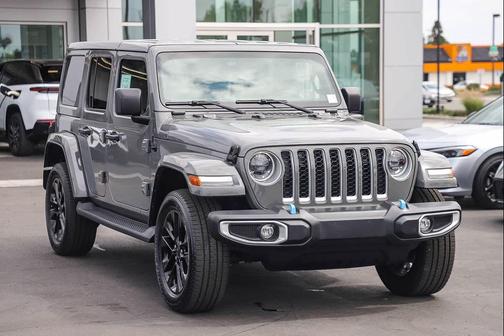 Sting-Gray Clearcoat 2023 Jeep Wrangler 4xe Sahara
