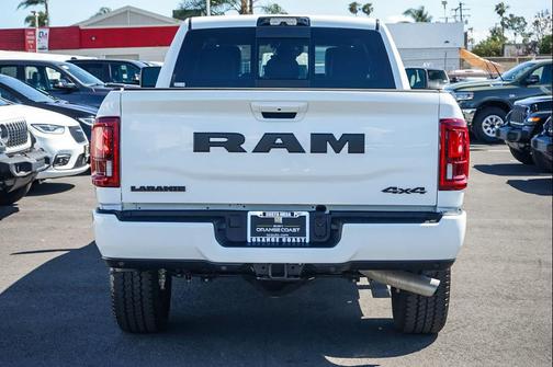 Bright White Clearcoat 2026 RAM 2500 Laramie Mega Cab 4x4 6'4' Box