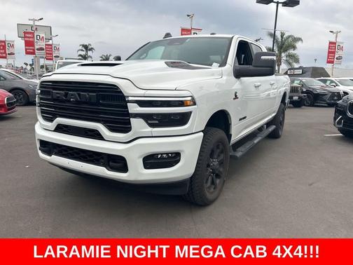 Bright White Clearcoat 2026 RAM 2500 Laramie Mega Cab 4x4 6'4' Box