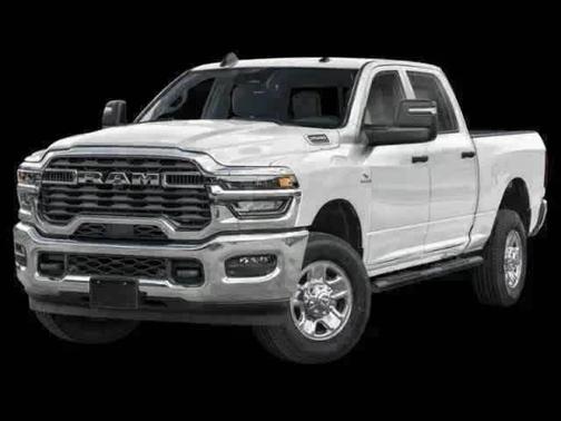 Bright White Clearcoat 2026 RAM 2500 Black Express Crew Cab 4x4 8' Box