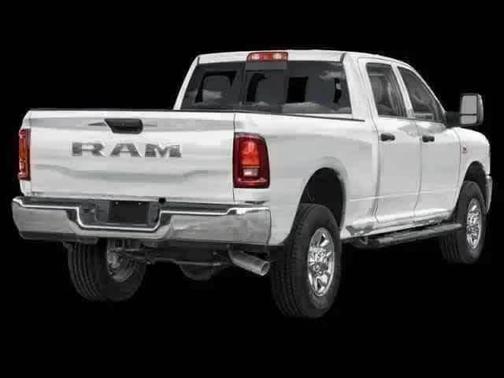 Bright White Clearcoat 2026 RAM 2500 Black Express Crew Cab 4x4 8' Box