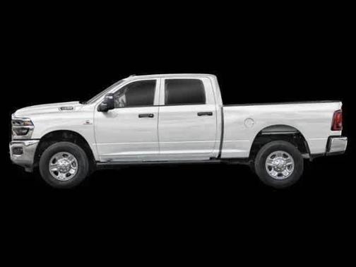 Bright White Clearcoat 2026 RAM 2500 Black Express Crew Cab 4x4 8' Box