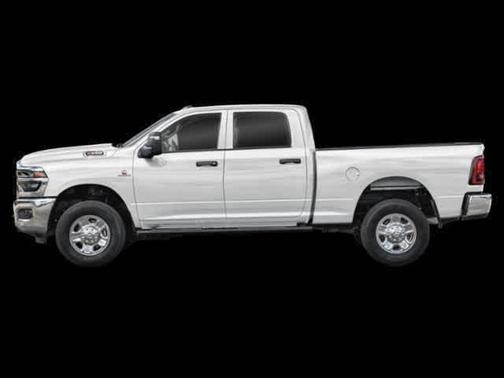 Bright White Clearcoat 2026 RAM 2500 Black Express Crew Cab 4x4 8' Box