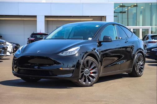 Pearl White Multi-Coat 2021 Tesla Model Y Performance Dual Motor All-Wheel Drive