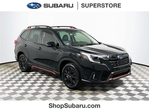 Crystal Black Silica 2022 Subaru Forester Sport
