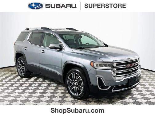 Satin Steel Metallic 2021 GMC Acadia AWD SLT